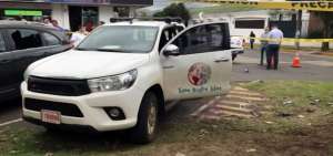 El carro que iban a abordar las v&iacute;ctimas fue enviado a San Joaqu&iacute;n de Flores para ser revisado en el laboratorio forense de San Jos&eacute;, Costa Rica.