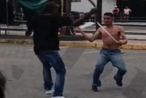 Policía capturó a sujetos que se pelearon con machetes en El Coca