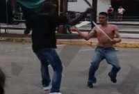 Policía capturó a sujetos que se pelearon con machetes en El Coca
