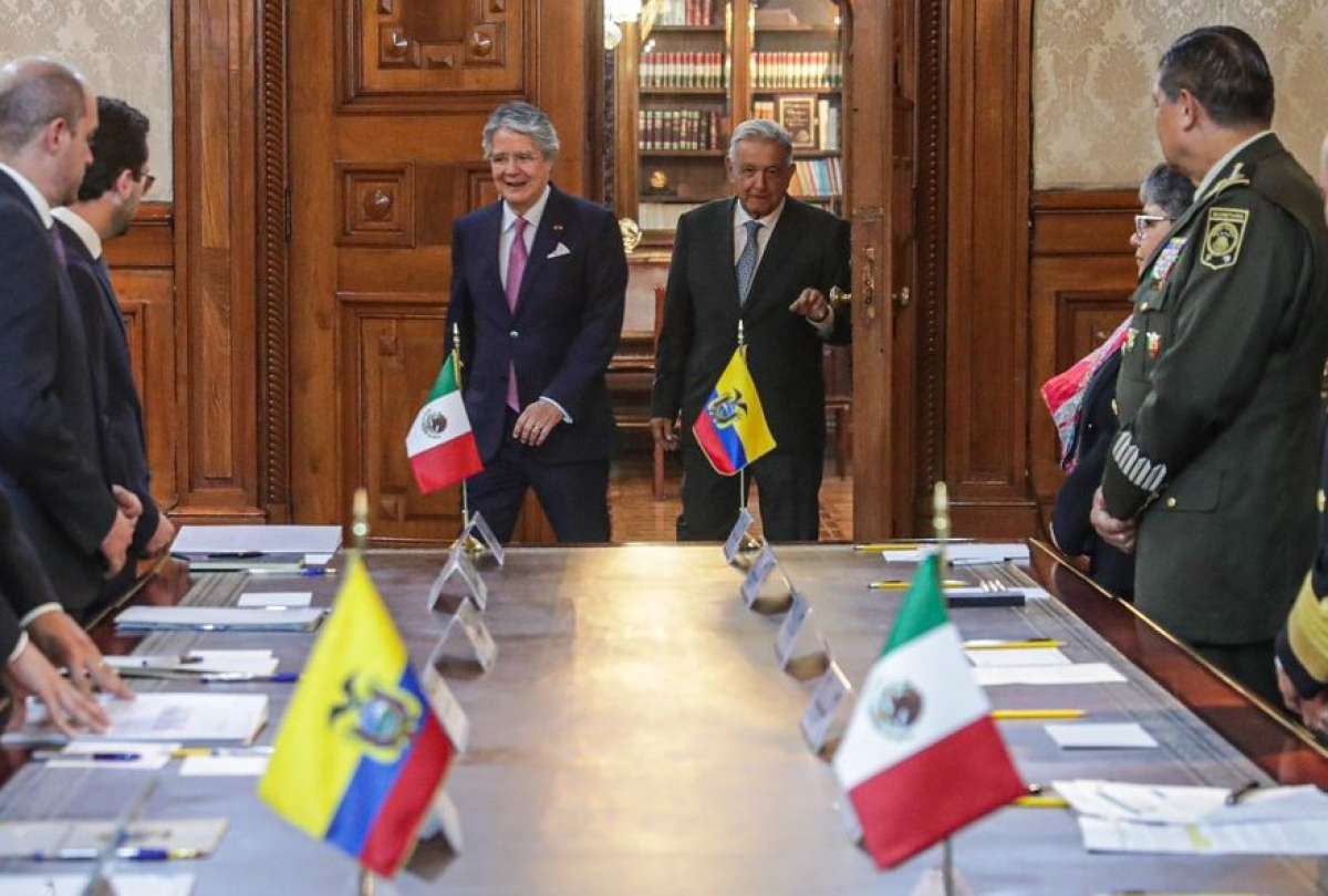 Presidente Guillermo Lasso cerró acuerdos con su homólogo de México