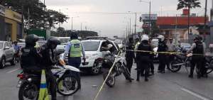 En la av. Juan Tanca Marengo ocurri&oacute; uno de los casos en el que un presunto ladr&oacute;n muri&oacute; a manos de un polic&iacute;a.