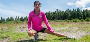 Carmen Toaquiza gan&oacute; medalla de oro el a&ntilde;o 2018 en los 10 kil&oacute;metros del Campeonato Panamericano de Cross Country, en El Salvador.
