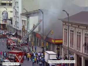 Incendio se registr&oacute; en el centro de Guayaquil
