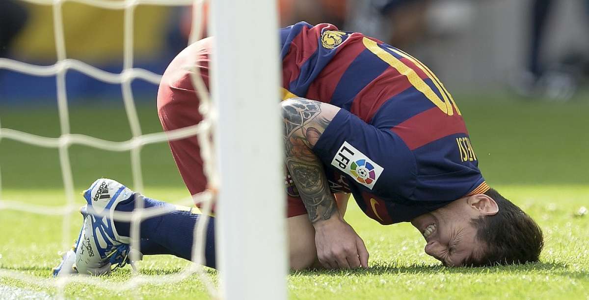 Messi se suma a los lesionados Rafinha, Bravo y Vermaelen en el conjunto cul&eacute;. Foto: AFP