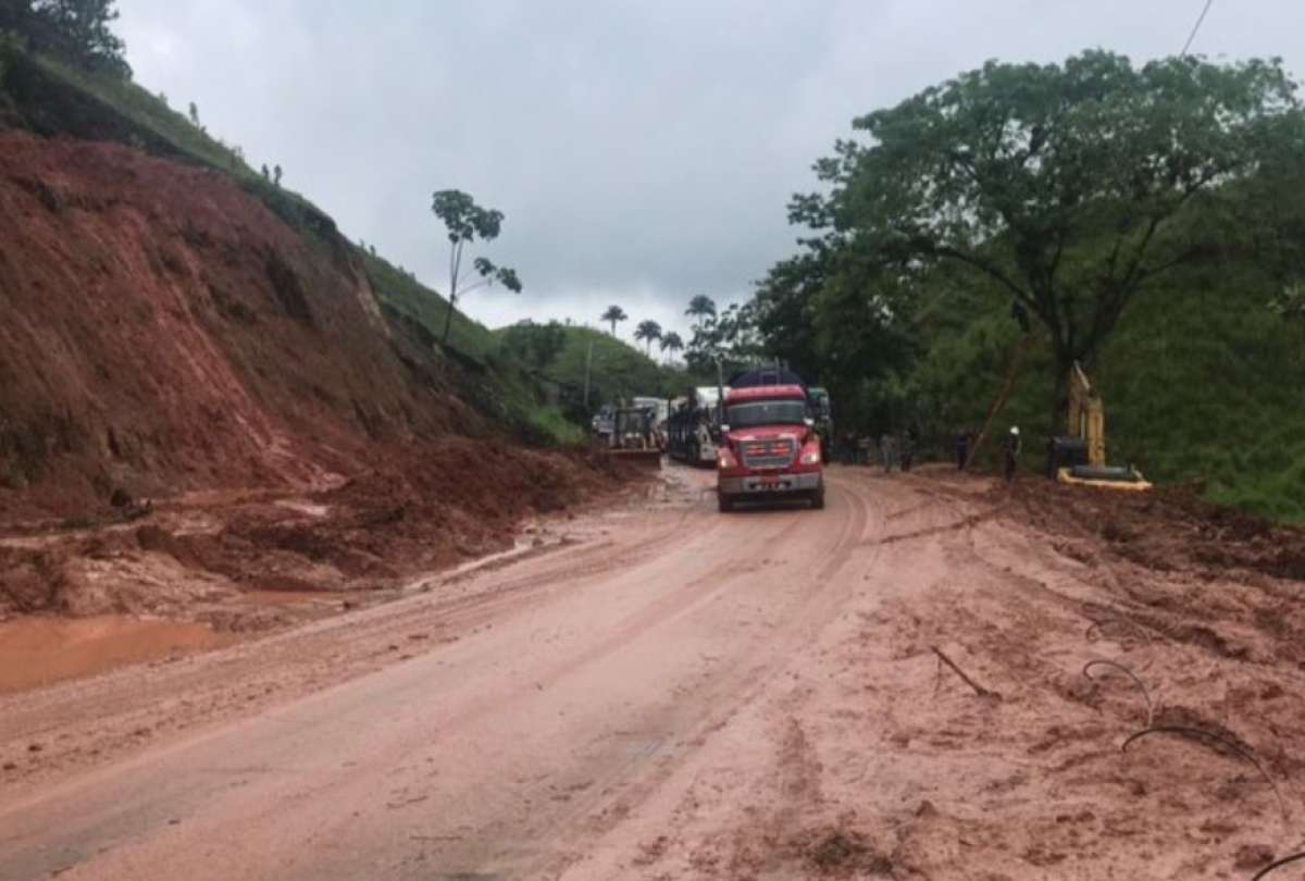Estas son las vías cerradas por las fuertes lluvias.