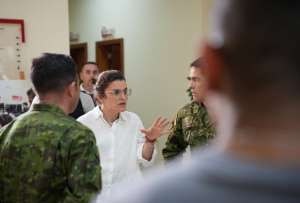 Vicepresidenta lidera Puesto de Mando Unificado para monitorear cierres viales en Imbabura