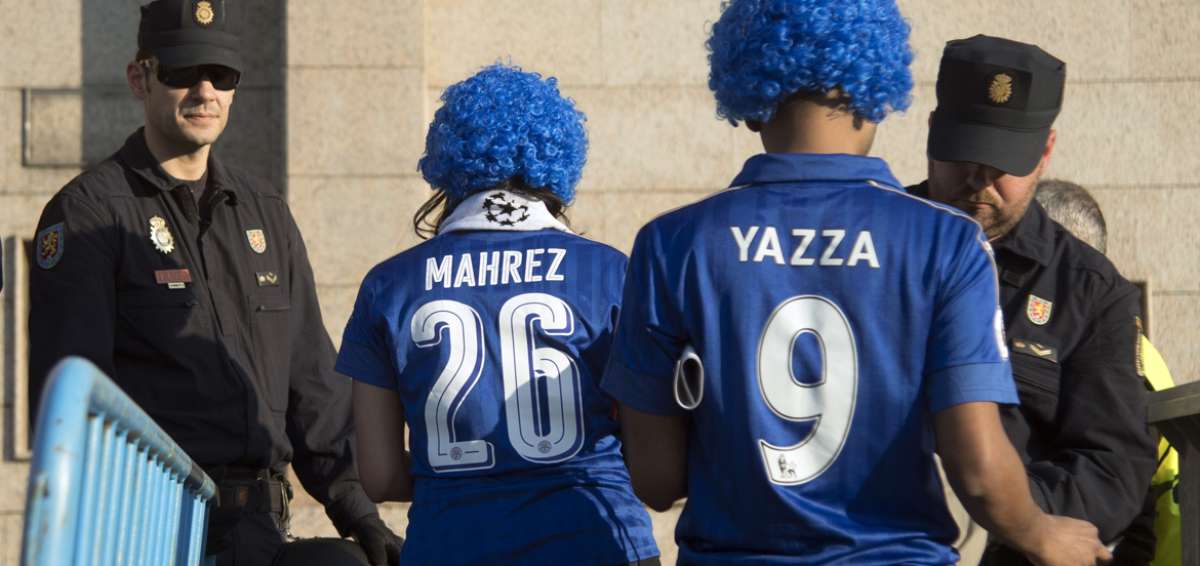 Ocho hinchas del Leicester ante un juez de Madrid por disturbios