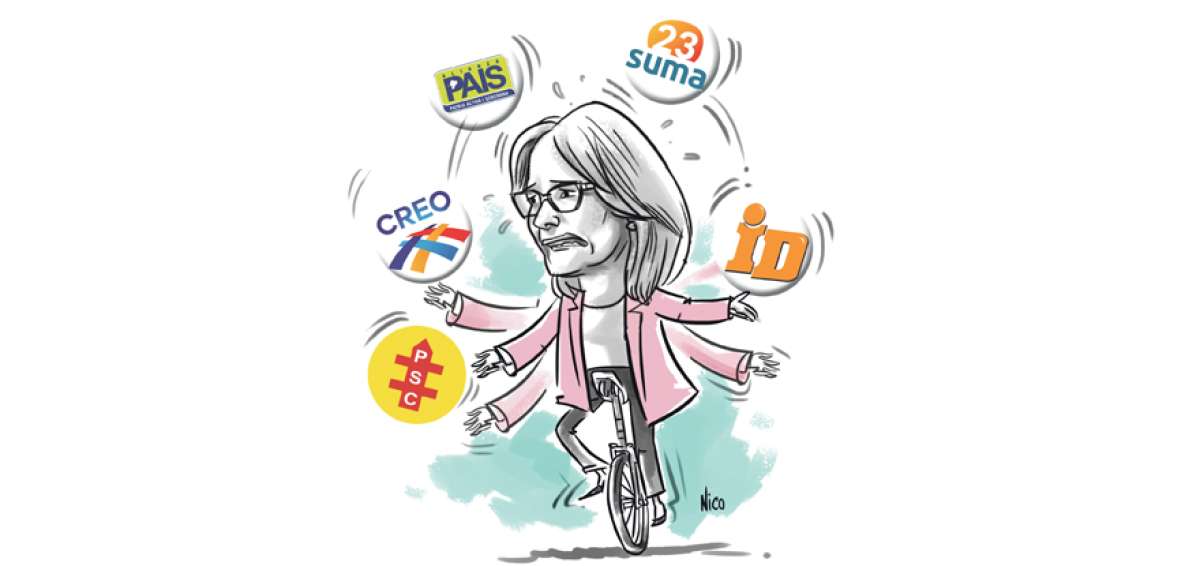 Parezco malabarista