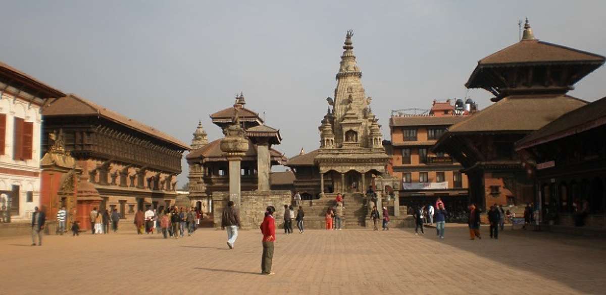 El Durbar Square de Bhaktapur, una plaza con templos hind&uacute;es, palacios y estatuas, fue reabierta hoy. Foto internet
