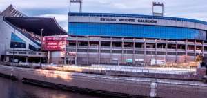 El Vicente Calder&oacute;n, del Atl&eacute;tico de Madrid, tiene una capacidad para 55.000 personas.