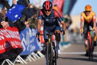 Richard Carapaz llegó en el puesto 21 de la segunda etapa del Tour de la Provence