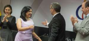 Judicatura posesion&oacute; a Thania Moreno de fiscal general subrogante