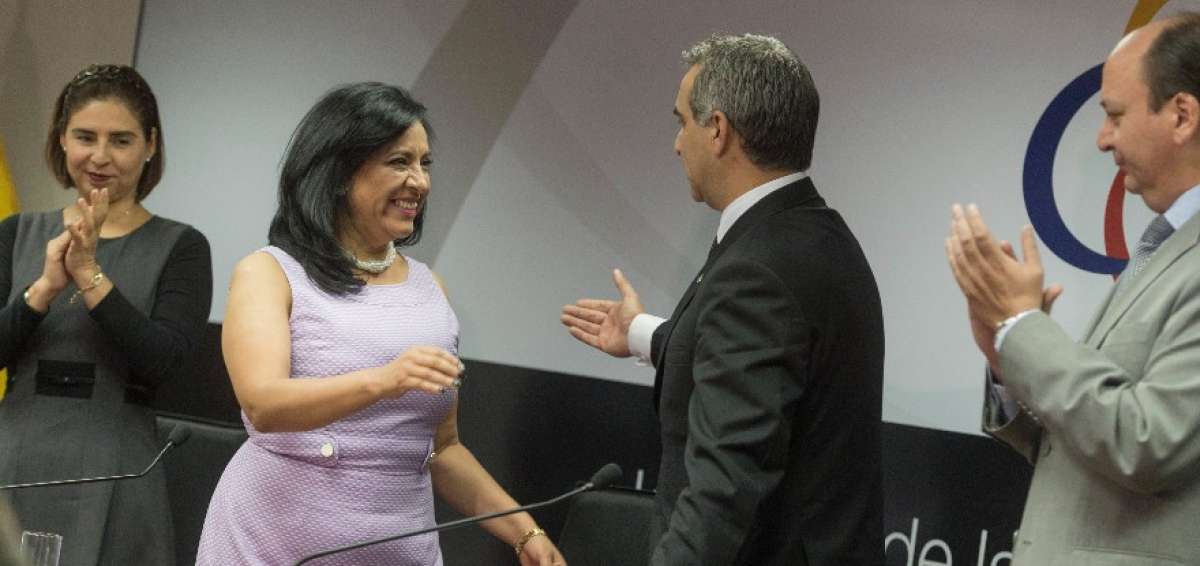 Judicatura posesion&oacute; a Thania Moreno de fiscal general subrogante