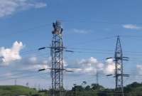 CELEC repotencia red de telecomunicaciones en línea de transmisión en la Costa
