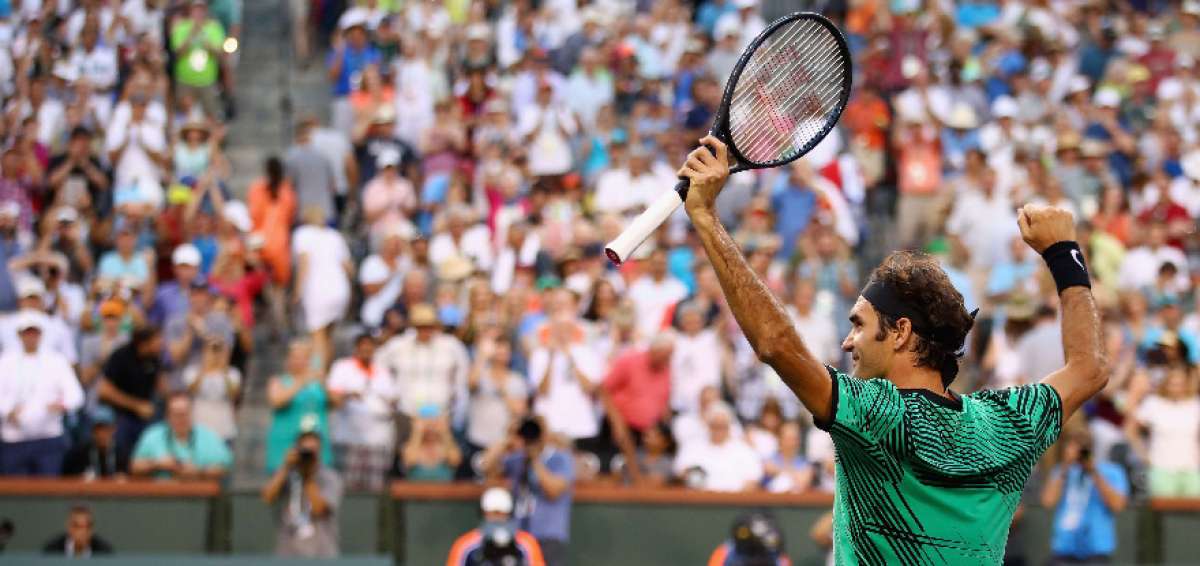 Roger Federer elimina al espa&ntilde;ol Rafael Nadal en el Masters 1000 de Indian Wells