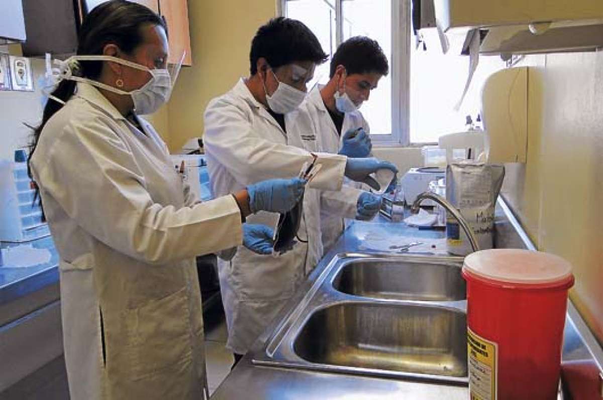 Parroquia Sinincay es atendida por estudiantes de Laboratorio Cl&iacute;nico