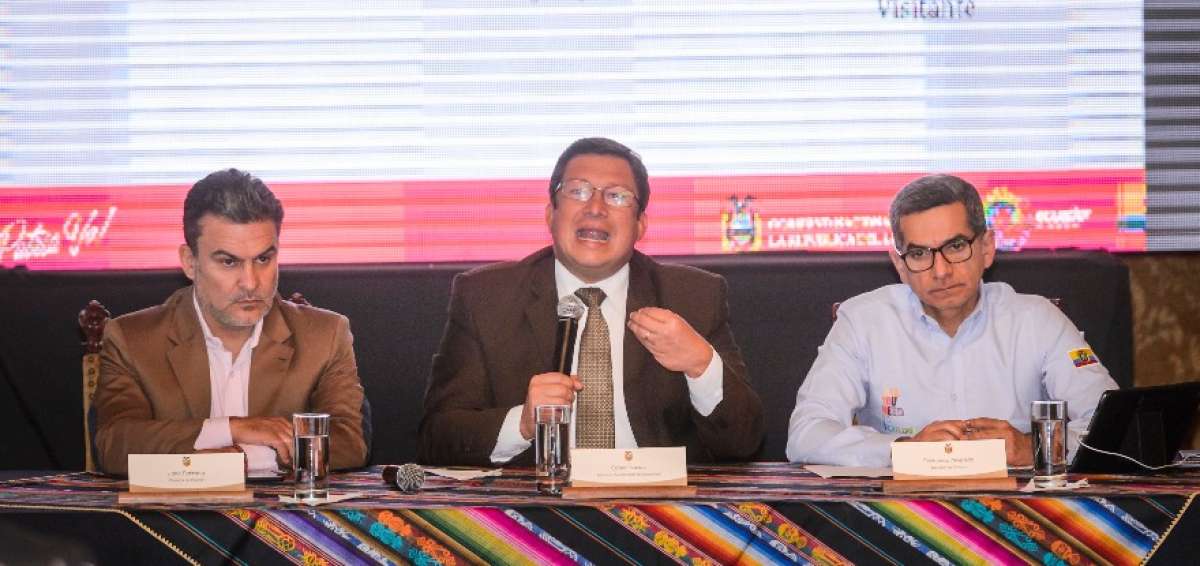 Autoridades presentaron el Plan de Seguridad, en el Palacio de Carondelet.