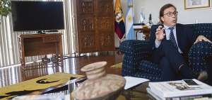 Rub&eacute;n Dar&iacute;o Giustozzi, embajador de Argentina en Ecuador.