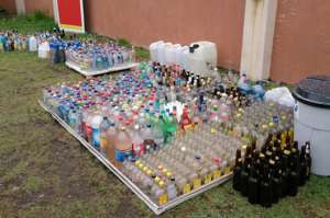 1.013 botellas de licor decomisadas