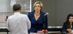 La jueza de la Corte Nacional de Justicia, Daniella Camacho, durante una de las audiencias del caso. 