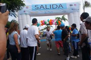 M&aacute;s de 3.000 personas participaron en la Ruta del Pac&iacute;fico