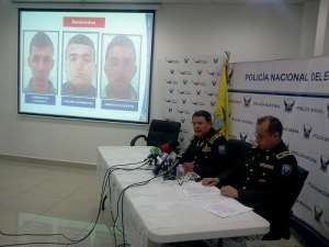 El comandante Proa&ntilde;o inform&oacute; sobre los operativos ejecutados por la Polic&iacute;a, en los &uacute;ltimos d&iacute;as. Foto Gabriela Castillo / El Tel&eacute;grafo 