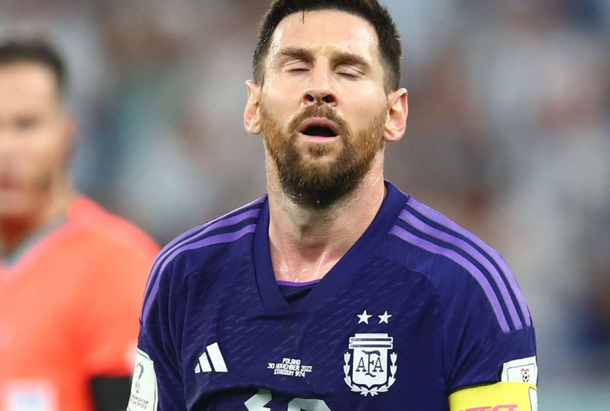 Lionel Messi falló un penal para Argentina en el Mundial.