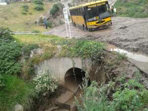 Da&ntilde;os por lluvias en zona alta de Ambato