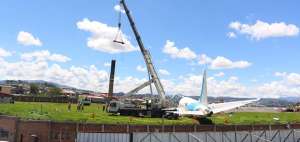 El operativo para retirar nave de Tame entra a su etapa final