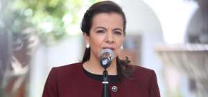 Mar&iacute;a Paula Romo ofreci&oacute; declaraciones en el Palacio de Carondelet.