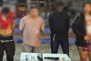 Cuatro presuntos miembros de &quot;Los Tiguerones&quot; fueron detenidos tras operativo en Nueva Prosperina.