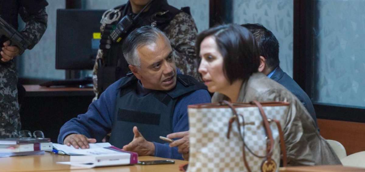 Alexis M. y Mar&iacute;a de los &Aacute;ngeles D. estuvieron presentes en la audiencia.