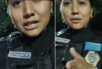Graban a una agente de policía ebria en Ciudad de México