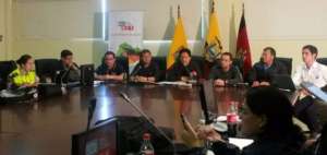 Las autoridades ofrecieron una rueda de prensa desde el ECU 911.