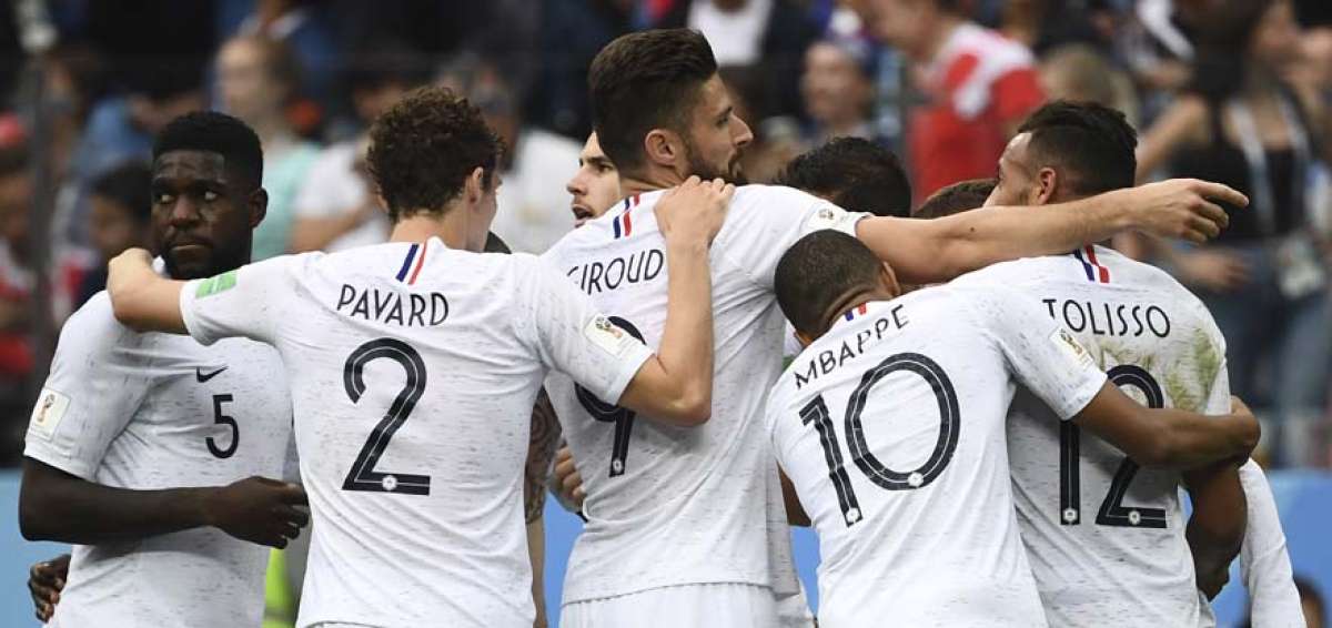Francia es semifinalista del Mundial