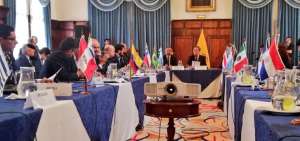 El documento se dio lectura durante el encuentro desarrollado en la Canciller&iacute;a de Quito.