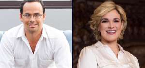 Pedro Pablo Duart, gobernador del Guayas, y Cynthia Viteri, alcaldesa de Guayaquil.