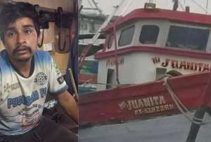 Los cinco pescadores fueron hallados en la embarcación Mi Juanita, en aguas de Ecuador, luego de permanecer más de 50 días perdidos en el océano.