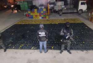 La Policía decomisó dos toneladas de cocaína. 