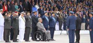 Moreno asisti&oacute; al acto por los 97 a&ntilde;os de la FAE y reiter&oacute; su confianza en los militares