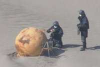 Japón: Encuentran una misteriosa bola gigante de acero