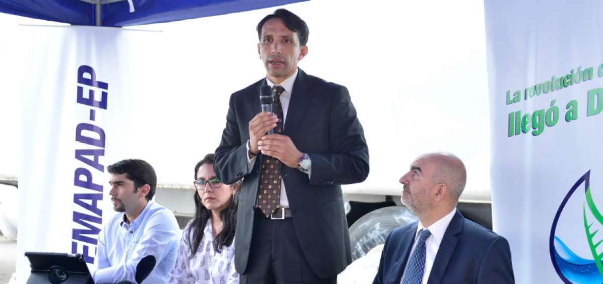 Ricardo Freire, representante de Aguas de Valencia Ecuador