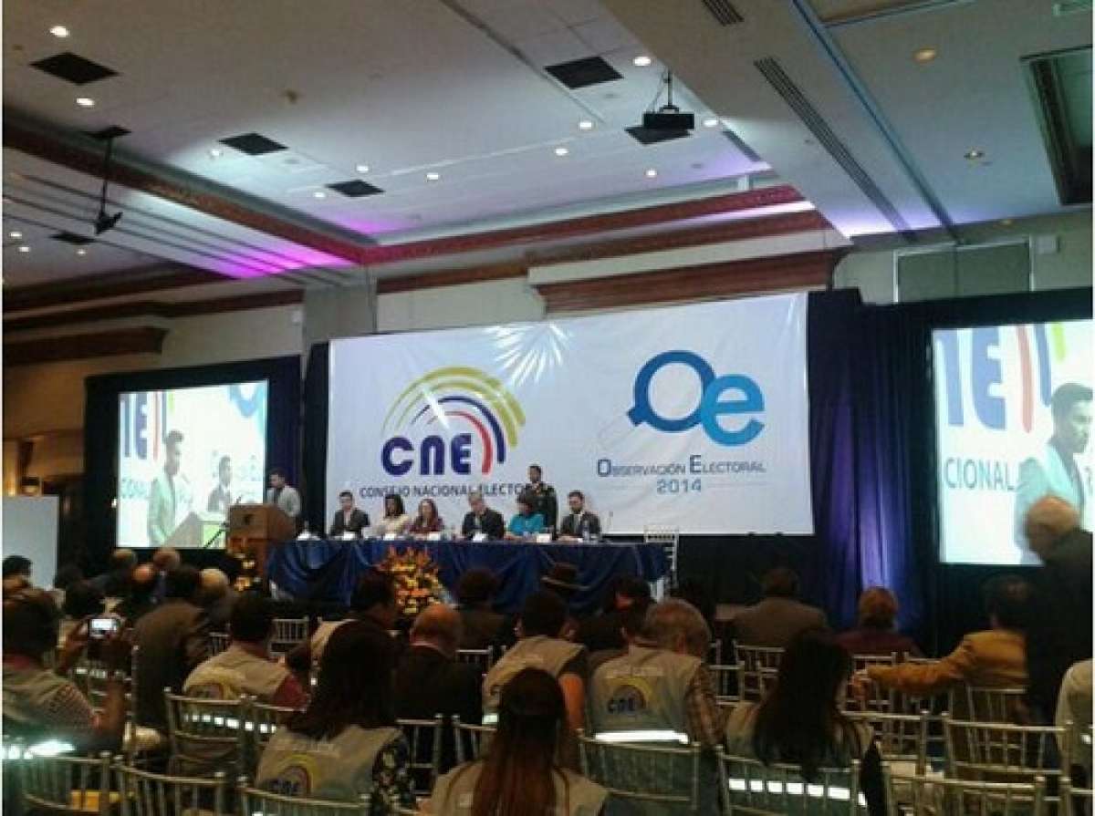 Los observadores electorales recorrer&aacute;n las 24 provincias del pa&iacute;s. FOTO: Tomada del Twitter de Nubia Villac&iacute;s, consejera del CNE. 