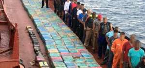 Barco granelero incautado con 5 toneladas de droga ten&iacute;a como destino Espa&ntilde;a