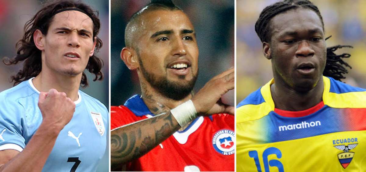 Tres delanteros pelean por ser los goleadores de Sudam&eacute;rica