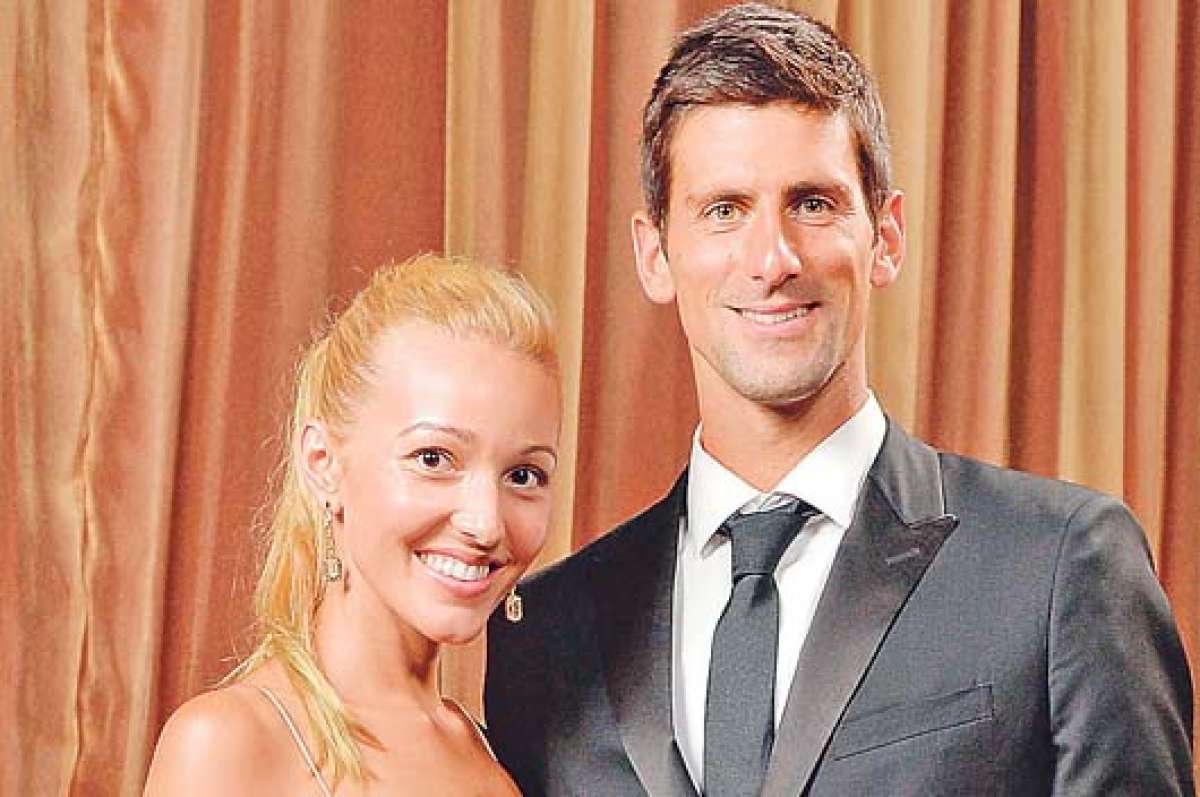 El tenista serbio Novak Djokovic siempre ha acudido con su novia a todos los eventos sociales.