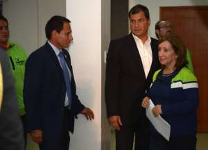 La directiva de PAIS se reuni&oacute; esta tarde, en la sede de la organizaci&oacute;n. Foto: Santiago Aguirre/El Tel&eacute;grafo