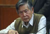 Trasladan al hospital al expresidente peruano Alberto Fujimori