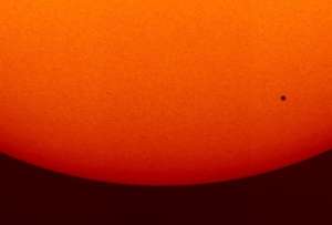 Captan el paso de Mercurio frente al Sol