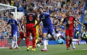Diego Costa ya tiene 7 goles en la Premier League luego de 4 jornadas disputadas. Foto: AFP